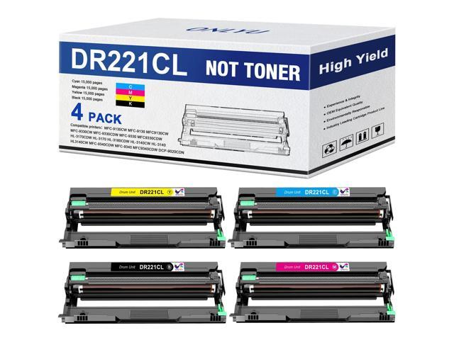 Compatible DR221 Drum Unit (NOT Toner) Replacement for Brother DR221CL DR-221CL DR221 DR 221 CL for Brother MFC-9130CW MFC-9330CW HL-3170CDW.