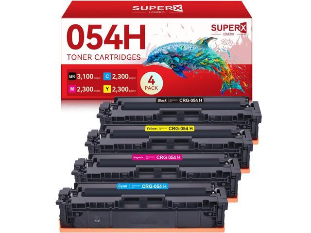 054H Toner Cartridges Compatible for Canon 054H 054 Toner Cartridges Set 054 054H Toner Work for Canon Color ImageCLASS MF644Cdw MF642Cdw LBP622Cdw.