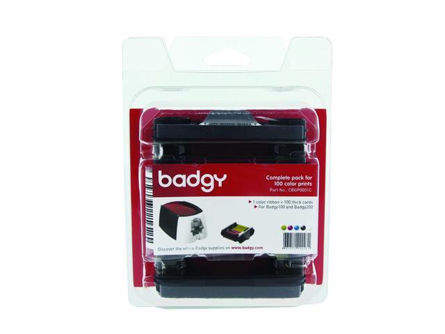 Color Ribbon and Cards Kit for 100 Prints - 100 and 200 Compatible