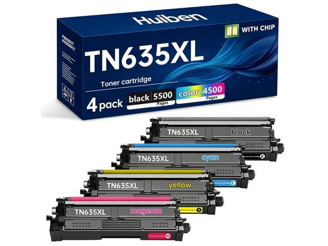 TN635XL Toner Cartridges TN 635XL HL-L8430CDW MFC-L8930CDW toner, 4 Pack Compatible with Brother TN635 TN-635XL HL-L8430CDWT HL-L8570CDW...