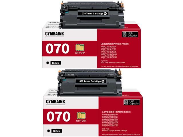 070 Toner Cartridge 070 Black Toner Cartridge Compatible Replacement for Canon 070 imageCLASS MF465dw MF462dw LBP247dw LBP247dw Printer-2Pack