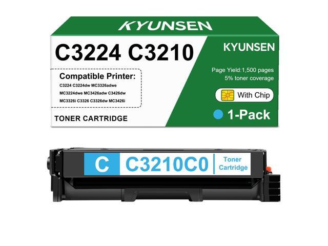 C3210C0 C3426 MC3326 Toner Cartridge Compatible for Lexmark C3210C0 Cyan Toner Cartridge for C3224 MC3224 C3326 MC3326 C3426 MC3426 Laser Printers...