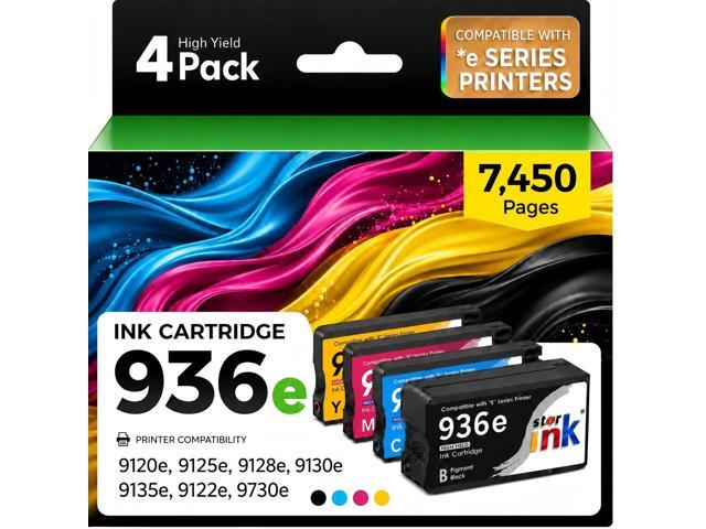 936XL 936e 9125e 936 Ink Cartridges Combo Pack: Replacement for HP 936e 936 Ink Cartridges for HP Printers HP936 Compatible with HP OfficeJet Pro...