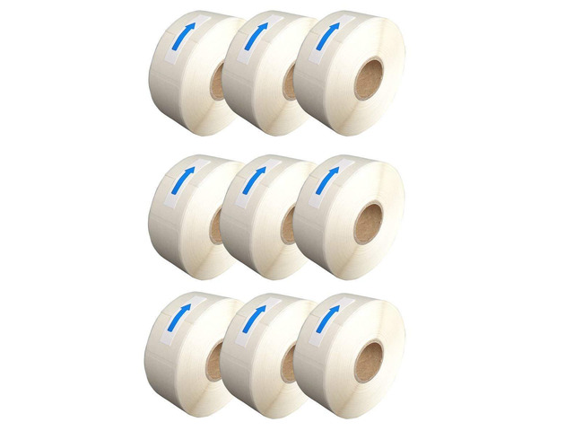 Blank White 1 x 2 Inch Food Rotation Dissolvable Labels 1500 Labels Suitable for food containers and prep;withstands -40 to 150 F, dishwasher safe...