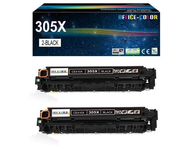 305A 305X Black High-Capacity CE410X Toner Cartridge Replacement for HP 305 Works with HP LaserJet Pro 400 Color M451dn M451nw M451dw MFP M475dw...