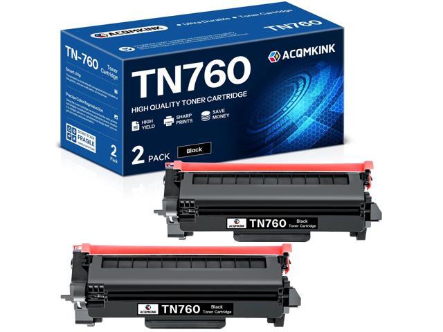TN760 TN-760 Toner Cartridge Replacement for Brother TN760 TN-760 TN 760 MFC-L2710DW MFC-L2750DW HL-L2350DW HL-L2370DW HL-L2395DW HL-L2390DW...