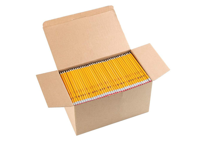 Wood-Cased #2 HB Pencils Bulk, 1000 Count, Pre-sharpened Box of Number 2 Pencils, Yellow, School Pack