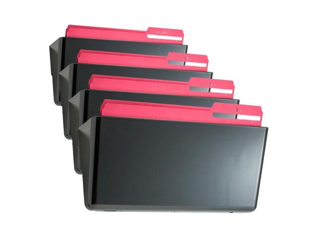 Wall File, Legal Size, Black (21442) (Pack of 4)