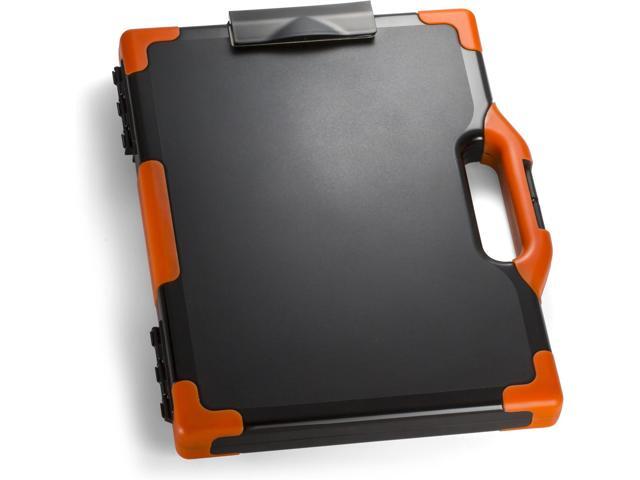 Carryall Clipboard Storage Box, Letter/Legal Size, Black and Orange (83326) (Pack of 6)