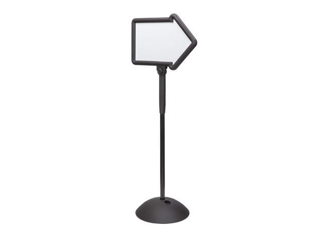 Write Way Dry Erase Board Directional Arrow Sign, Dual-Sided and Magnetic for Indoor and Outdoor Use, 65'in Height, Black
