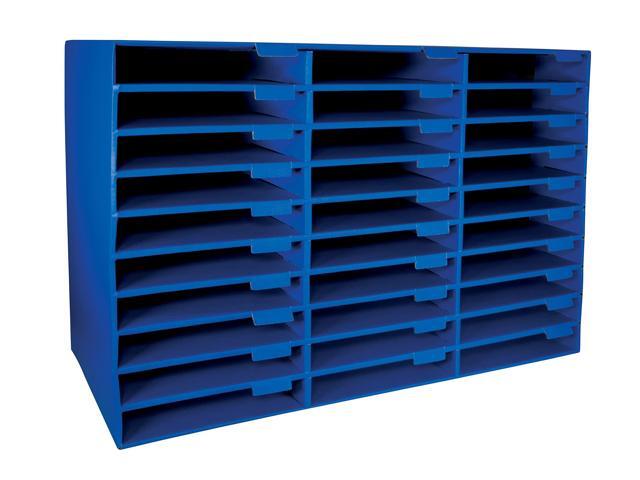 Classroom Keepers 30-Slot Mailbox, Blue (001318)
