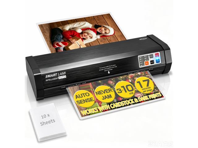 Auto Sense 13' Heavy-Duty Laminator for Business & School, 310 Mil, 50s Warm-Up, 17s/Sheet, Works with Cardstock & Dark Prints, Never-Jam,...