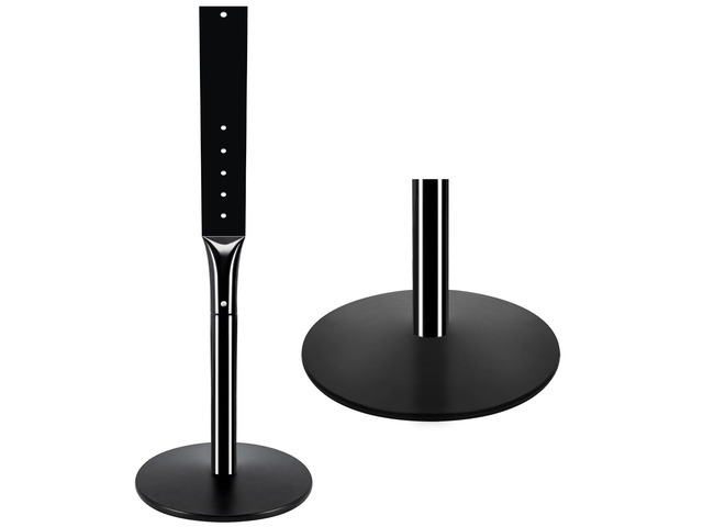 Heavy Duty Parking Sign Post Stand 49', 20lbs Cast Iron Base Sign Post for Outside Sign Holder, Yard Sign Stand, Street Sign Post, Black