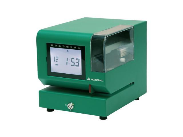 M150MC4 Heavy-Duty Digital Time Recorder, Steel Construction, Backlit LCD