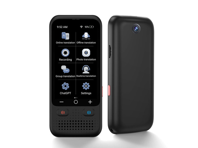 Language Translator Device, Upgraded ChatGpt AI Translator No WiFi Needed, 150+ Languages Two Way Real-Time Voice Translation,...