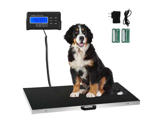 Dog Scale, Dog Scale for Large Breed, Pet, 660 LB, Livestock, Pet Weight, Animal, Veterinary, Sheep, Goat, Pig, Shipping, Packages, Weighing,...