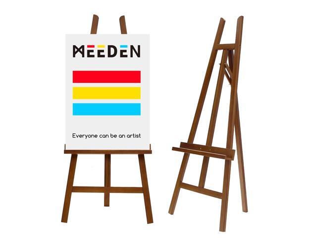 Wooden Easel Display Stand: Adjustable Art Easels for Sign, A Frame Painting Easel for Canvas up to 60', Ideal for Artist Adults Drawing Picture.