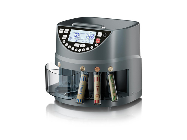 Coin Counter and Sorter with TFT Display - Accurate Sorting Machine for 5 Denominations, Smooth Operation at Up to 350 Coins Per Minute, Ideal for...