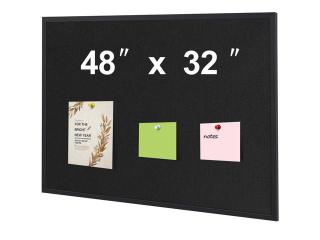 Cork Boards Bulletin Board 48'' X 32'' Corkboard for Walls Decorative Hanging Pin Board