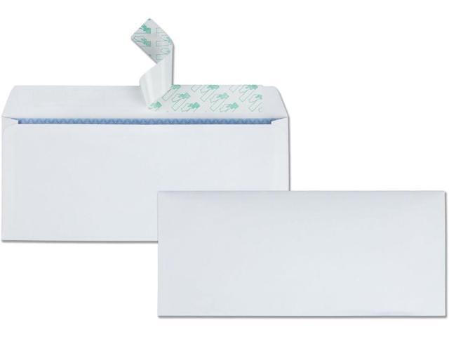 #10 Security Tinted Envelopes, Redi-Strip, Windowless, White, 4.125x9.5, 500 per box (69122) (Pack of 5)