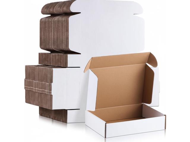 320 Pcs 7 x 5 x 2 Inches Shipping Boxes Corrugated Cardboard White Mailer Boxes Packaging for Small Business Mailing Wrapping Present Gift