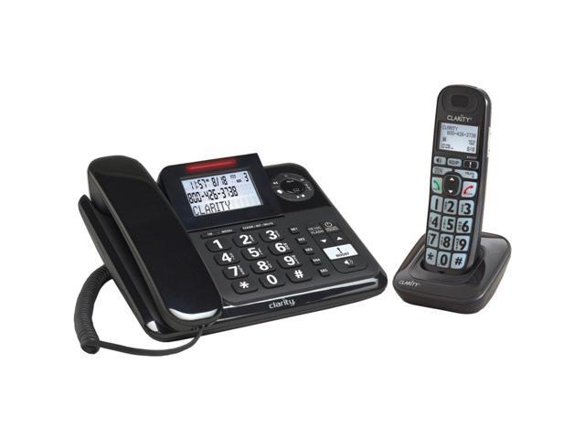 E814CC Amplified Corded/Cordless Combo with Answering Machine- Bundles, Dual-SIM and Dual keypad