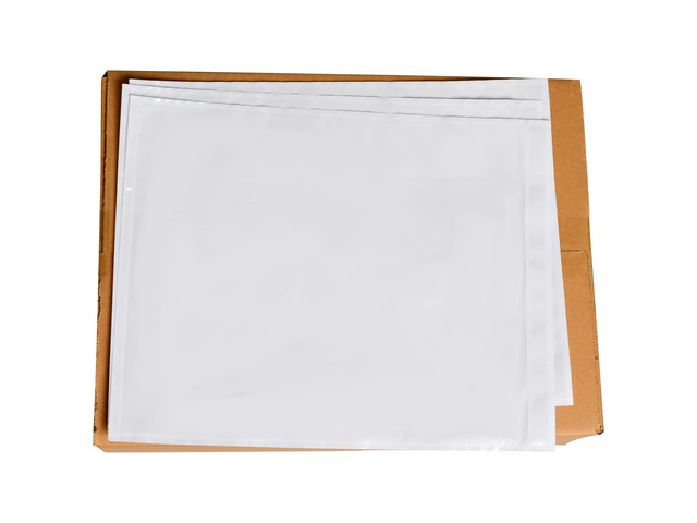 500 PCS 9.5'x 12' Clear Self-Adhesive Packing List Envelopes - Fit 8.5x11 inch Lettter - Shipping/Mailing Pouch Enclosed Bags for Packing Slips...