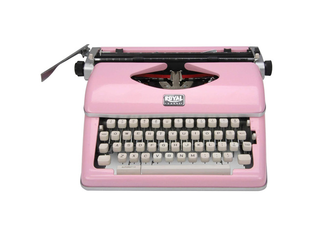 79105Y Classic Manual Typewriter (Pink)