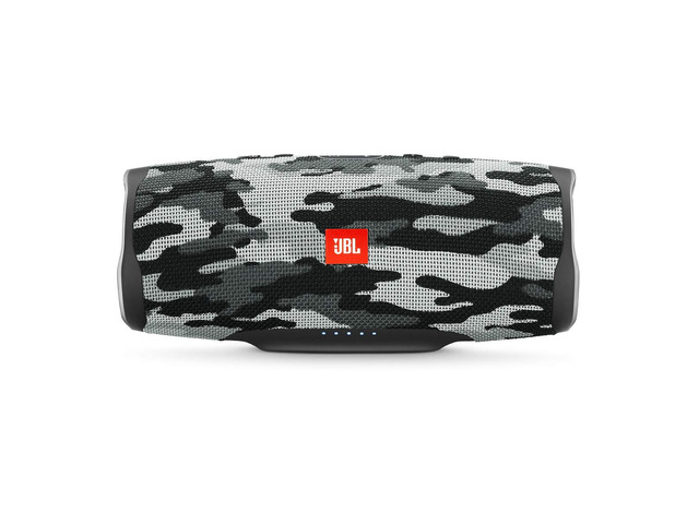 Charge 4 Portable Bluetooth Speaker (Black/White Camouflage)