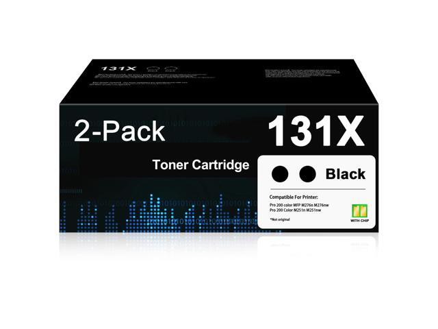 131X 131A Black High Yield Toner Cartridge Replacement for HP 131X 131A CF210X CF210A Toner Work Laser Jet Pro 200 Color MFP M276nw M251nw M251n.