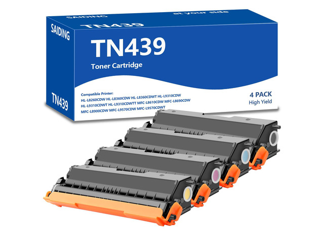 TN-439 TN439 Extra High Yield Toner Cartridge TN-439BK TN-439C TN-439Y TN-439M Compatible for Brother HL-L9310CDW MFC-L9570CDW MFC-L8900CDW...
