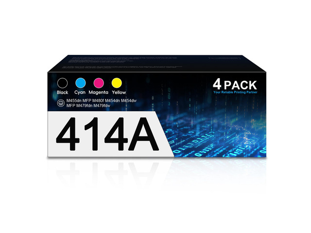 414A Toner Cartridges High Yield Replacement for HP 414A 414X Toner Cartridge Work with Color Laser Enterprise M455dn MFP M480f Pro M454 Pro MFP...