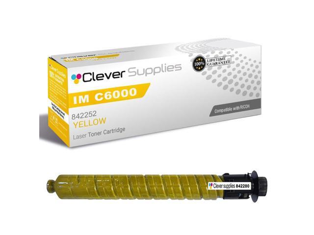 CS Replacement Compatible with Ricoh IM C6000 Toner Cartridge 842280 to use with IM C4500 (Yellow, 1-Pack)