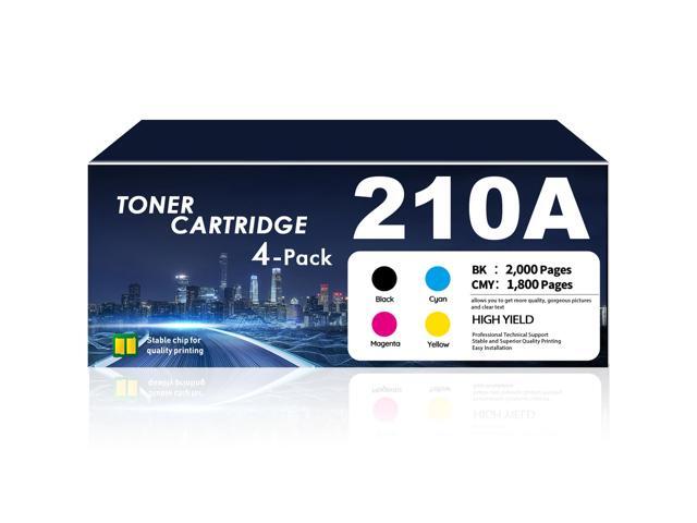 210A Toner Cartridges 4 Pack MFP 4301fdw Toner Compatible for HP 210A 210X W2100A W2101A W2102A W2103A Works Color Laser Jet Pro MFP 4301,Color...