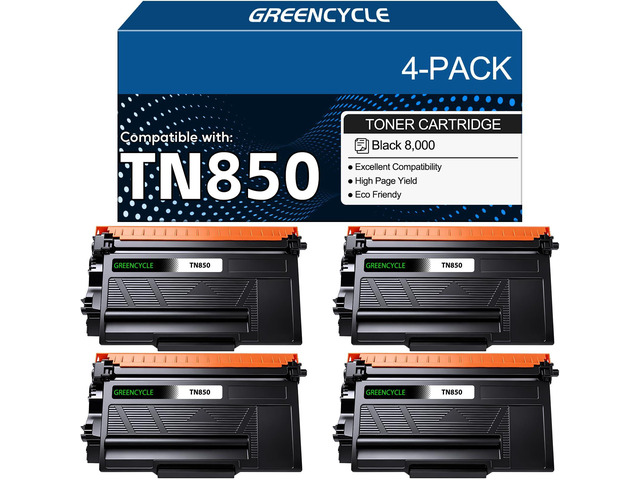 Compatible Toner Cartridge Replacement for Brother TN850 TN 850 TN820 TN 820 Work with HL-L6200DW HL-L6200DWT MFC-L5850DW MFC-L5900DW HL-L5200DW...