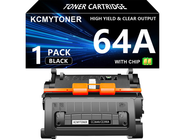64A CC364A 4PK Compatible Toner Cartridge Replacement for HP 64A Black Toner Cartridge use for Laser Jet P4015 P4015dn P4015n P4515n P4014 P4014n...