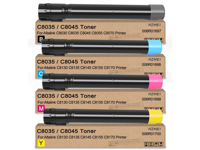 Altalink C8030 C8035 C8045 Toner Cartridge High Yield Replacement for Xerox AltaLink C8030 C8035 C8045 C8055 C8070 Printers,006R01697 006R01698...