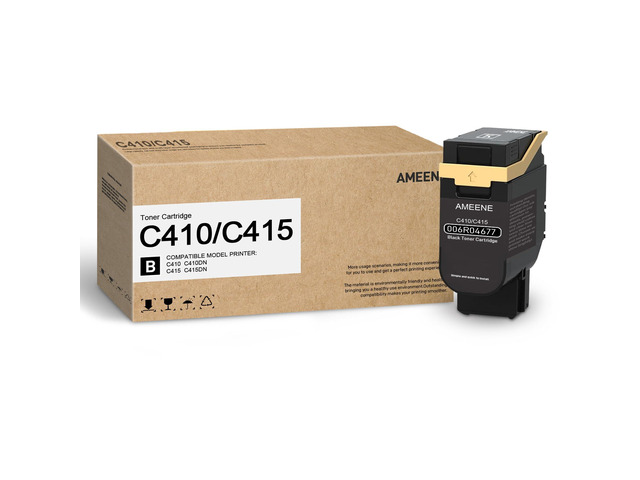 C410/C415 Toner Cartridge (1-Pack,Black) 006R04677 Toner Replacement for Xerox C410 C410DN VersaLink C415 C415DN Printer