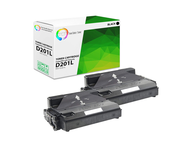 D201L Toner Cartridge 2 Pack - Compatible Replacement for Samsung MLT-D201L Black High Yield Works with Samsung ProXpress M4080FX M4030ND Printers...