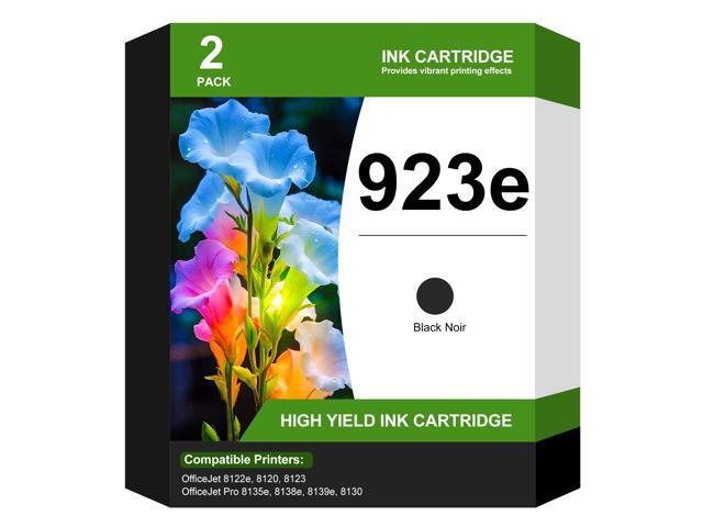 923e 923XL Ink Cartridges Black High Yield Replacement for HP 923 923e 923XL Ink, Compatible for HP OfficeJet Pro 8125 8135 8139 8138 8120 8122...