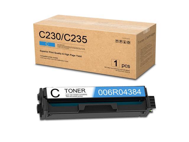 C230/C235 Cyan Toner Cartridge 1-Pack: Doen 006R04384 Toner Cartridge Replacement for Xerox C230 Color C235 Multifunction Printer