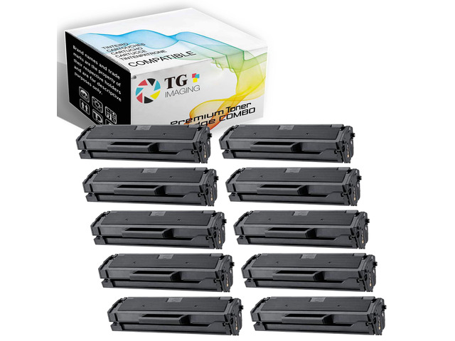 Compatible MLT-D101S Toner Cartridge Replacement for Samsung MLTD101 101S Work for SCX-3405 ML-2165 SCX-3400 SF-760P Printer (10PK Combo Pack)