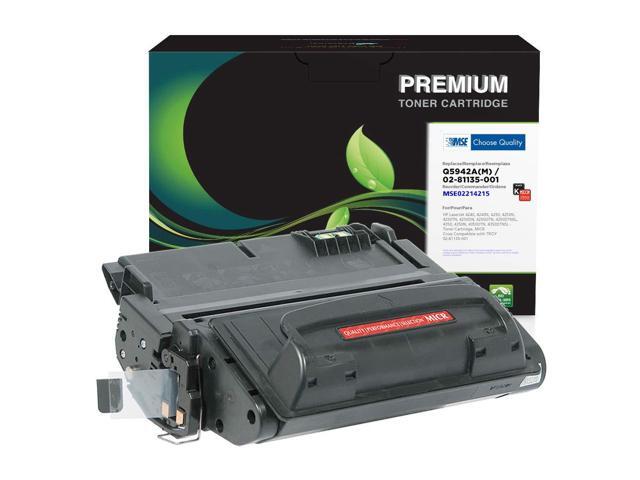 MSE Brand Remanufactured MICR Toner Cartridge Replacement for HP Q5942A, TROY 02-81135-001 Black