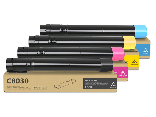 AltaLink C8030 Toner Cartridges (4 Pack, 1BK/1C/1M/1Y) - 006R01697 006R01698 006R01699 006R01700 Toner Cartridge Replacement for Xerox AltaLink...
