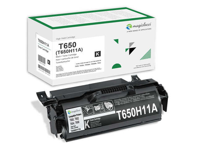 T650H11A High-Yield Toner Cartridge Black(1-Pack) Compatible Replacement for Lexmark T650H11A Toner Cartridge Work with T650n T650dn T650dtn T652n...