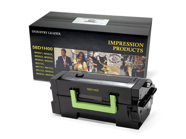 High-Yield Toner Cartridge 58D1H00 15,000-Page Yield Compatible with Lexmark MS821, MS822, MS823, MS824, MS825, MS826, MX721, MX722, MX725,...