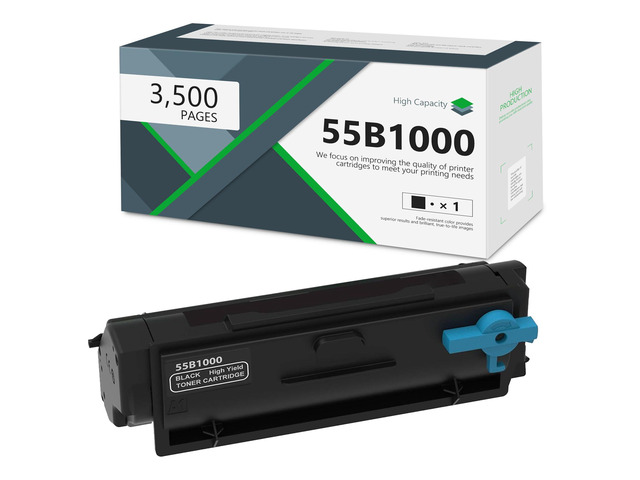 55B1000 Black Toner Cartridge 55B1000 High Yield Toner Cartridge Replacement for Lexmark MS331dn MS431dn MS431dw MX331adn MX431adn MX431adw Printer...