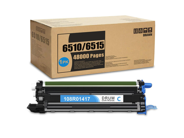 6510/6515 Cyan Imaging Drum 108R01417: DRWN 1 Pack 108R01417 Drum Replacement for Xerox Phaser 6510DNM 6510DN 6510DNI 6510N WorkCentre 6515DNI...