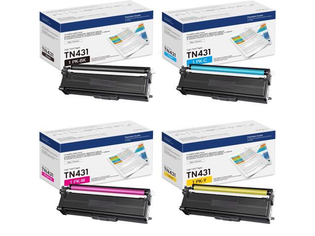 TN431 Toner Replacement for Brother TN431 4-Color Toner Cartridge Set Compatible with MFC-L8900CDW MFC-L8610CDW HL-L8260CDW HL-L8360CDW...