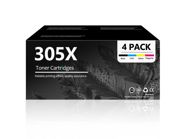 305X Toner Cartridges 4 Pack (with Chip) Compatible Replacement for HP 312A 312X for Color Laser Pro 300 M351 M375nw Pro 400 M451nw M451dn M451dw...
